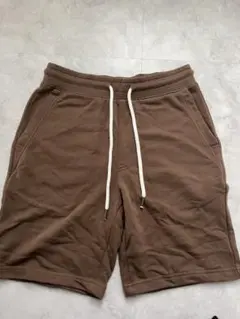 美品　GU ブラウン スェットショートパンツのサムネイル