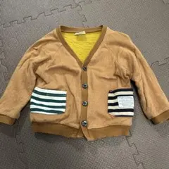 BREEZE ブラウン カーディガン　80サイズ