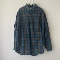 L.L.Bean エルエルビーン チェック長袖シャツ ボタンダウンシャツ