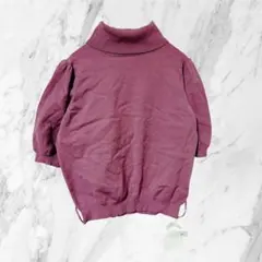 トランテアンソンドゥモード ニット セータ ピンク タートルネック