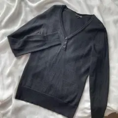 LAUTREAMONT Vネック ラメ セーター サイズ2