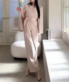 ベルト付きオールインワン ロイヤルパーティー