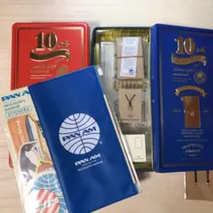 トラベラーズノート ミニ 10周年 缶セット 10th パンナム ステッカー