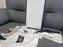 希少☆GUCCI グッチ エーススニーカー パッチ 23cm(36) - メルカリ