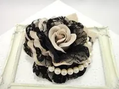 【新品】コサージュ キャンペーン 1,000円 卒業式 入学式 結婚式 モカ