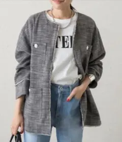 Loungedress ノーカラージャケットのサムネイル