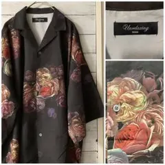 Unrelaxing アンリラクシング　開襟シャツ　薔薇　バラ　古着屋購入のサムネイル