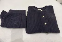 ジェラートピケ　ルームウェア上下セット