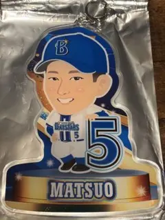 横浜DeNAベイスターズ　松尾汐恩　ビックアクリルキーホルダー