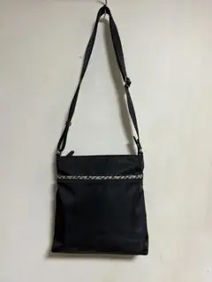 DAKS ブラック ショルダーバッグ