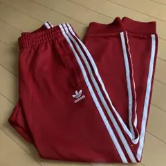 adidas ジャージ　パンツ　M メンズ　レッド