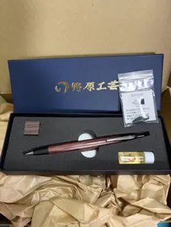 新品未使用 野原工芸 黒柿 シャープペンシル 金クリップ - メルカリ