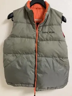 美品 カステルバジャック リバーシブル ダウン ベスト KIDS SPORT M