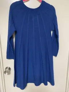 チョコプリン様検討中！BEAMS HEART ブルー ニットワンピース 新品