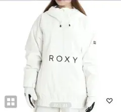 ROXY ホワイト スノーボード　スキー　ウェア　ジャケット