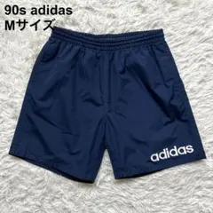 美品　90s adidas デサント期　ショートパンツ　黒　Mサイズ　y2k