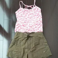 水着 L セット 花柄 スイムパンツ