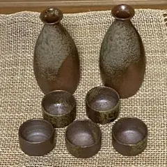 立杭焼　酒器セットのサムネイル