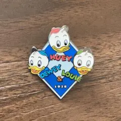 ディズニー　ヒューイ　デューイ　ルーイ　ピンバッジ　平成レトロ