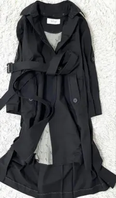 よ*ん様 黒のトレンチコート