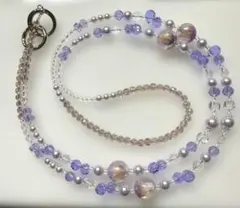 Luludiy 新作 ハンドメイド ショルダーストラップ パープル
