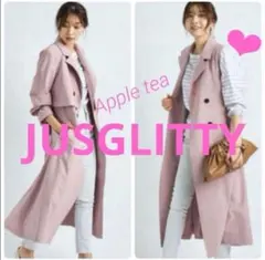 新品未使用タグ付♡JUSGLITTY 2WAYトレンチコート