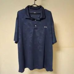 FILA ネイビー ポロシャツ 4L