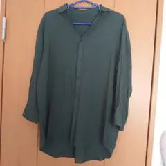 ROPE' PICNIC 長袖シャツ サイズ38 ダークグリーン