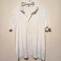 UNIQLO　ユニクロ　ホワイト 半袖ポロシャツ　メンズ　 Mサイズ
