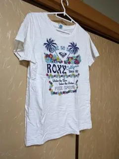 ROXY 花柄プリント Tシャツ