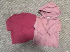 ユニクロ　デビロック　カーディガン　パーカー　まとめ売り　80 エアリズム