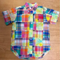 ラルフローレン 半袖シャツ チェックシャツ　120センチ