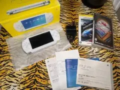 【美品・動作確認済】PSP-1000 セラミックホワイト　バッテリー無し