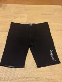 Ziddy girl ブラック デニム ハーフパンツ 150cmのサムネイル