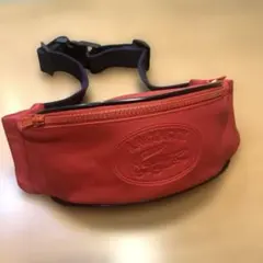 LACOSTE ウエストバッグ　ボディバッグ レッド