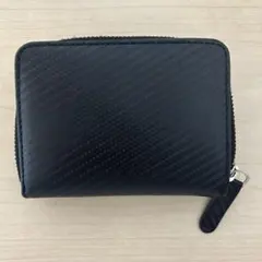 ブラック コインケース ジッパー式