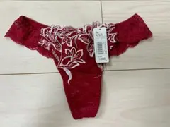 新品未使用エメフィール　花柄刺繍レースTバック Mサイズ