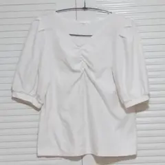 ☆300円祭☆ M6 コルザ　COLZA ホワイト 半袖カットソー S