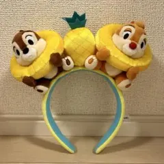 ディズニー チップとデール パイナップル カチューシャ
