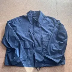 【美品】ネイビー カジュアルジャケット ボタン付き