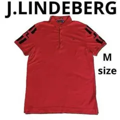 J.LINDEBERG ジェイリンドバーグ　ゴルフシャツ　ポロシャツ　半袖　M
