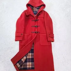 美品 希少色 赤 ロンドントラディション ダッフルコート ロング 38