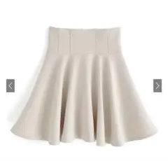 インパン裏地付きコルセット風フレアミニスカート[gm728]