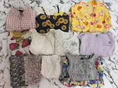 夏服 子供服 女の子 甚平付き まとめ売り 80cm