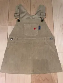 POLO Baby ベージュ コーデュロイ サロペットワンピース