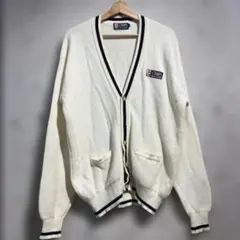90s CHAPS RALPH LAUREN コットンカーディガン　ヴィンテージ