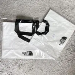 【新品】ノースフェイス ショッパー エコバッグ トートバッグ ML2点セット 白