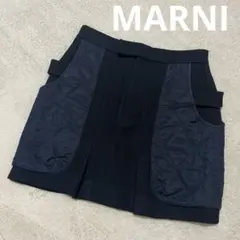 MARNI マルニ　ウールスカート　黒のサムネイル