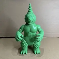 もうこやま ゴリラフランケン ソフビ クリアグリーン クリア成型
