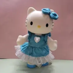 ハローキティ 水色ドレス人形